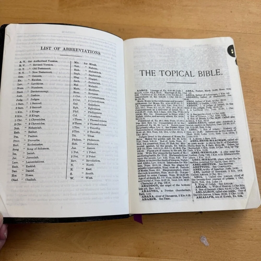 Nave's Topical Bible 1962 Southwestern A Digest of Holy Scripture Vintage Black‎